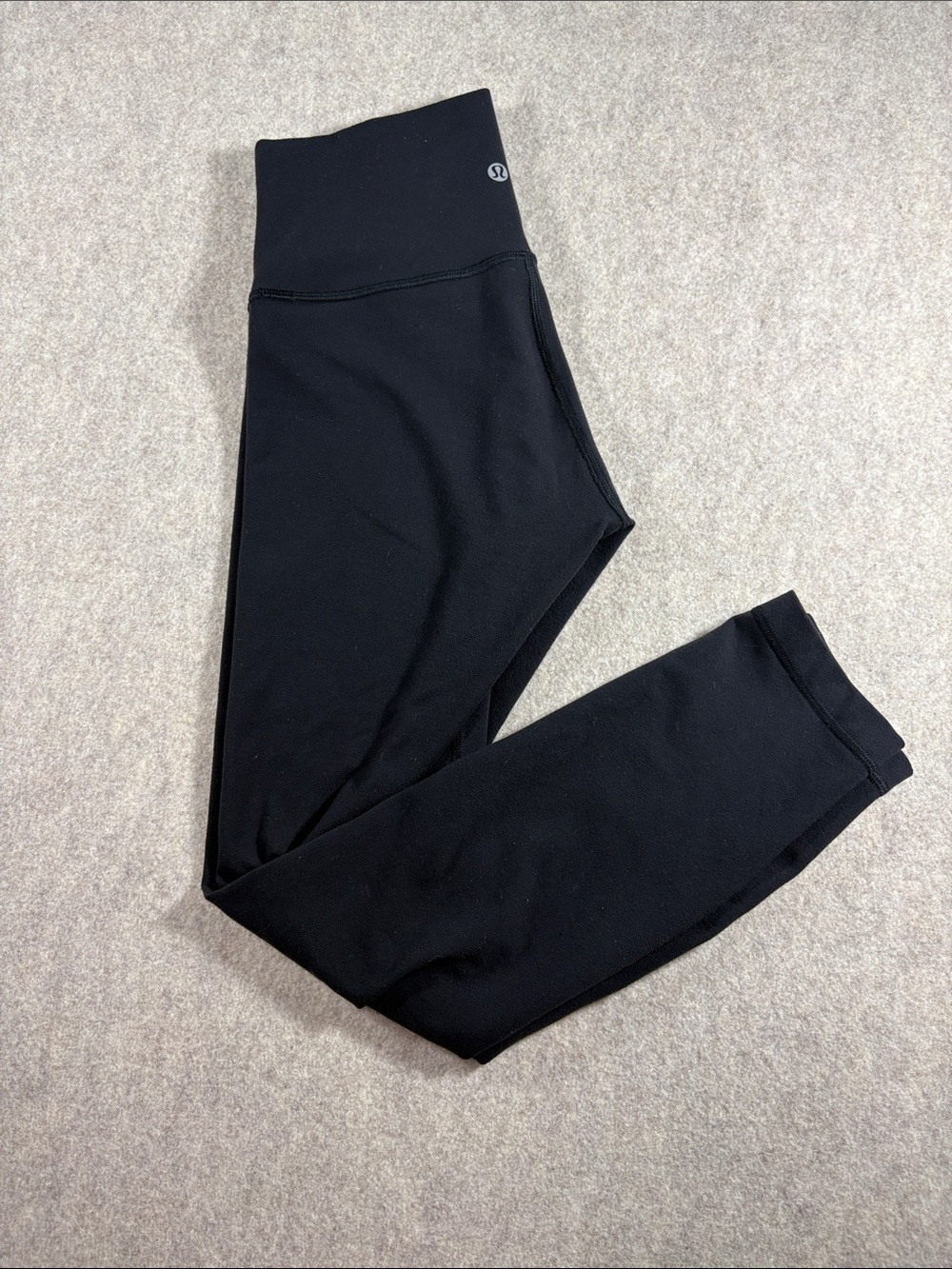 Lululemon Wunder Under High Rise Tight 25" Black Size 6 EUC W5BJVS